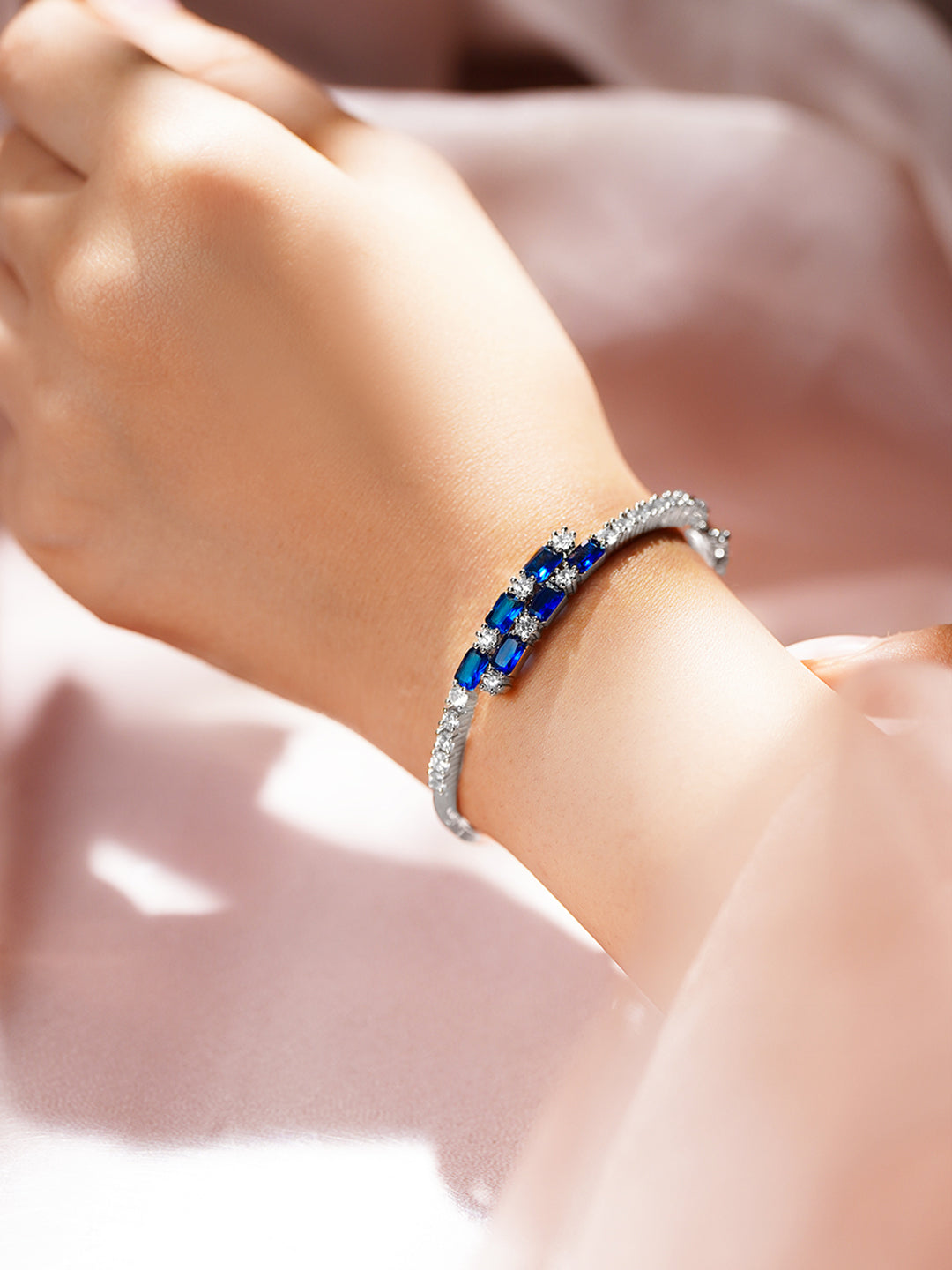 Midnight Blue Sleek Shine Bracelet