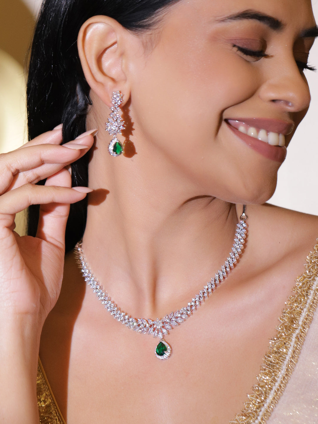 Whispers of Earth and Elegance Necklace Set