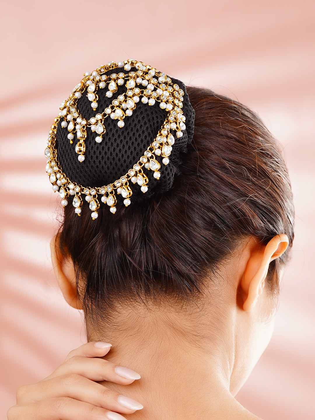 Wedding Glow Pearl Bun Charm