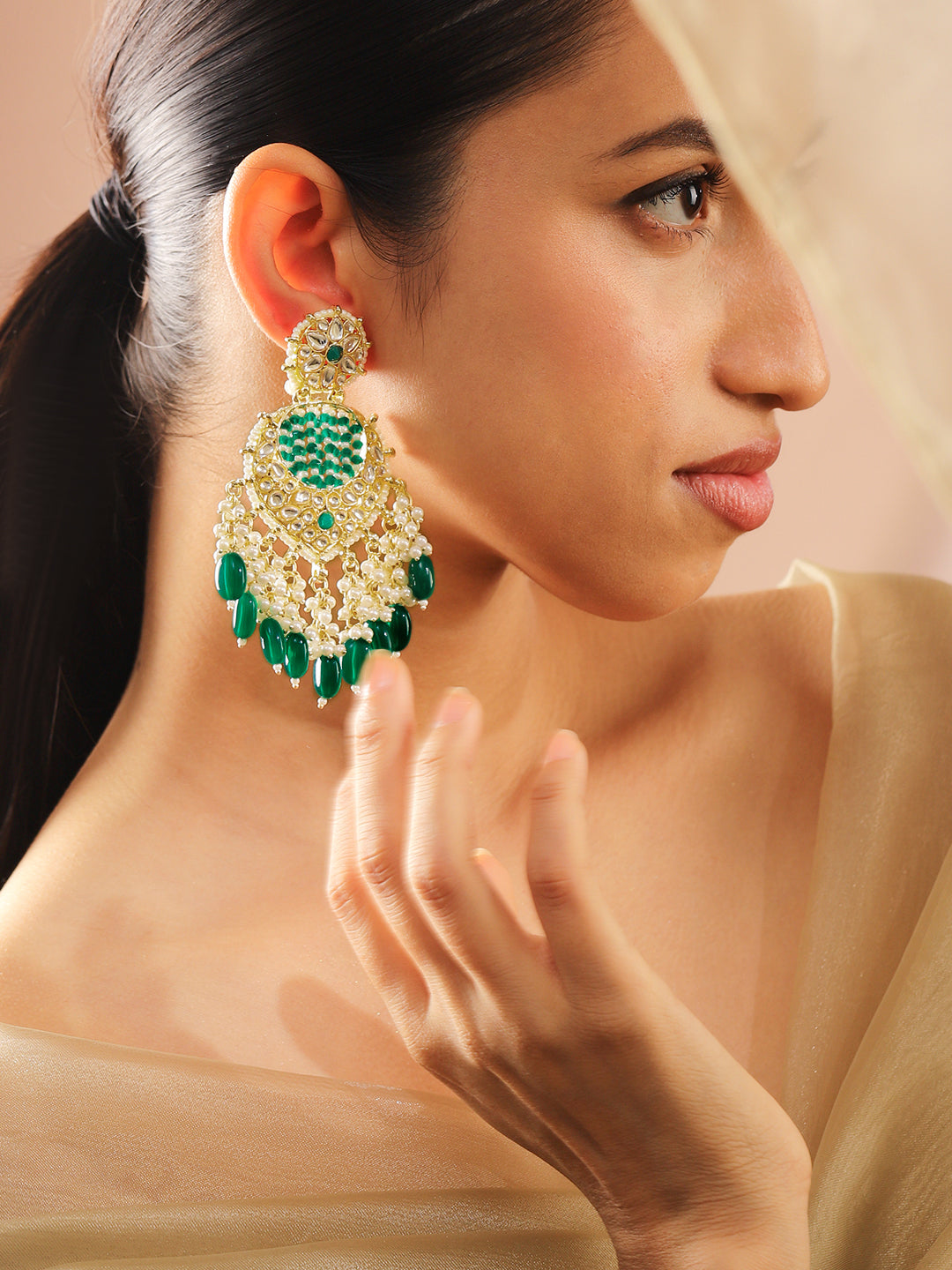 Charmed by Green & Glow Danglers