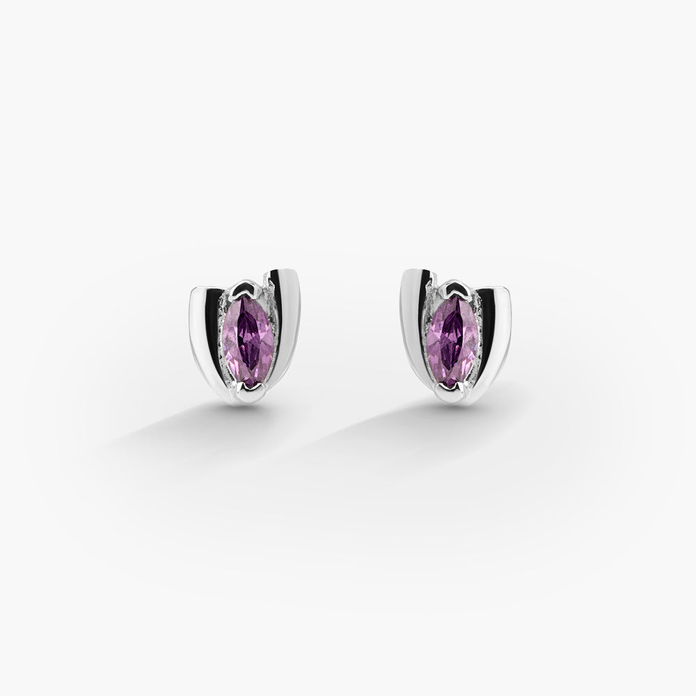 Aurelia Lilac 925 Sterling Silver Earrings