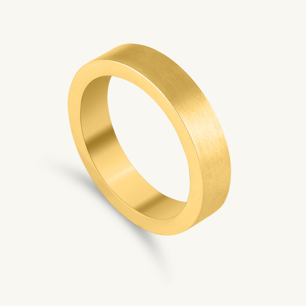 Sleek Modern Band Ring