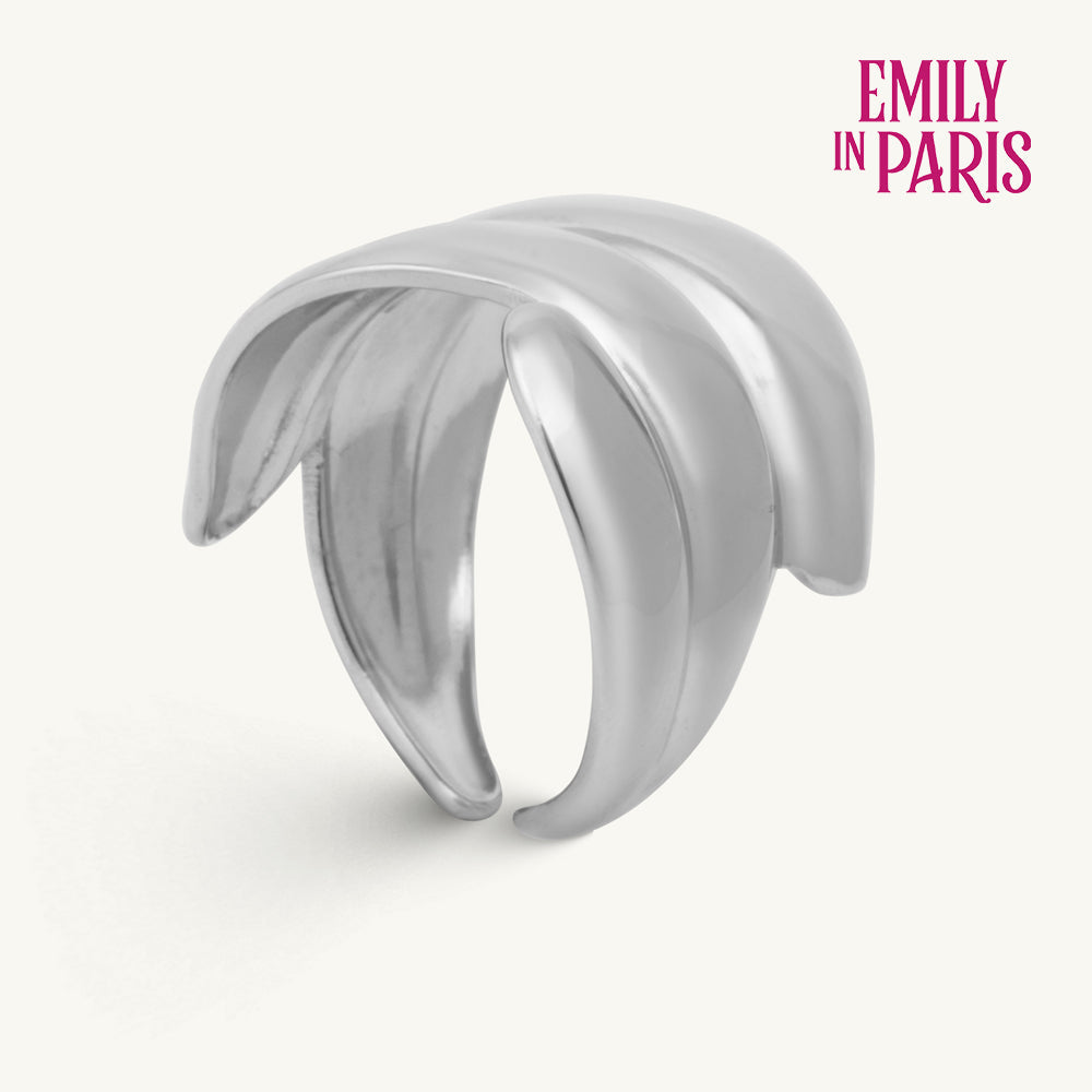 Luxe Curve Wide Sculpted Ring