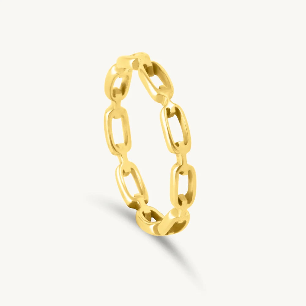 Delicate Chain Link Stack Ring