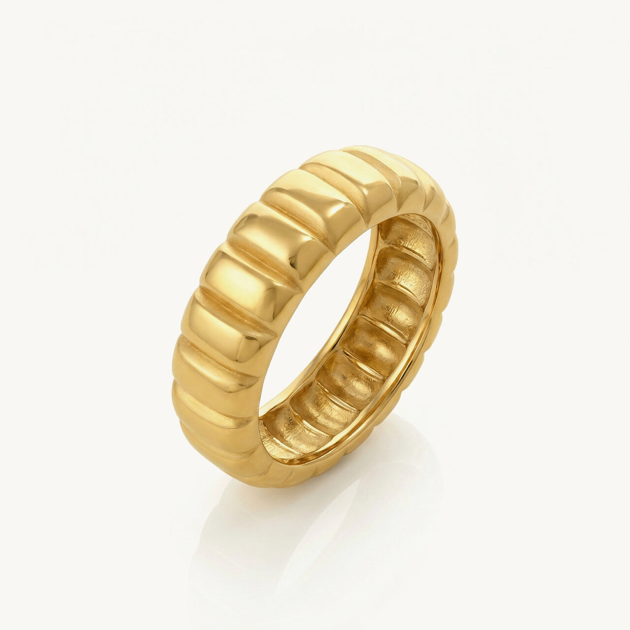 Classic Ripple Band Ring