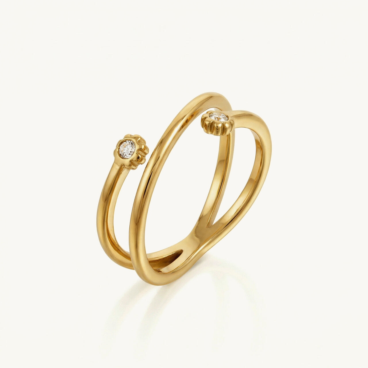 Eternal Embrace Cross Ring
