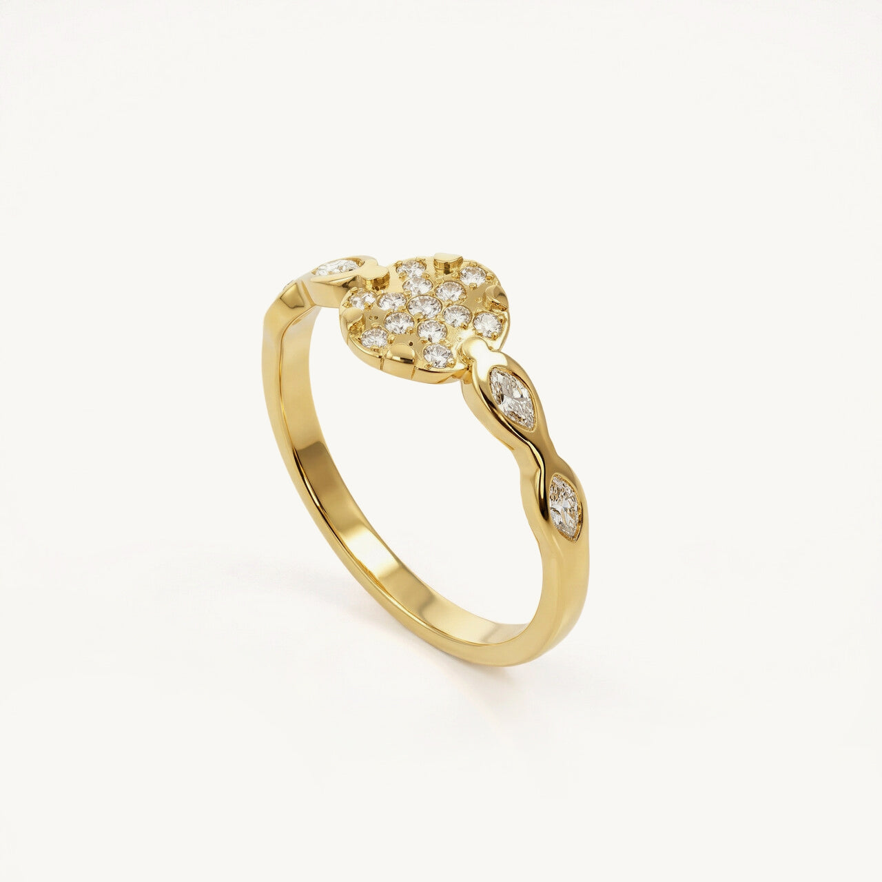 Nova Orbit Crystal Ring