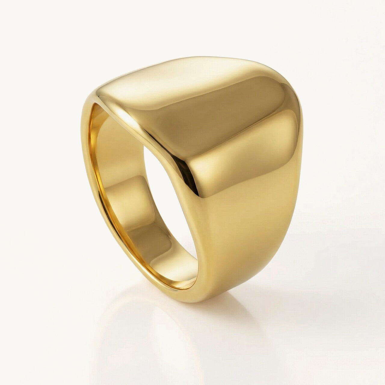 Bold Abstract Signet Ring