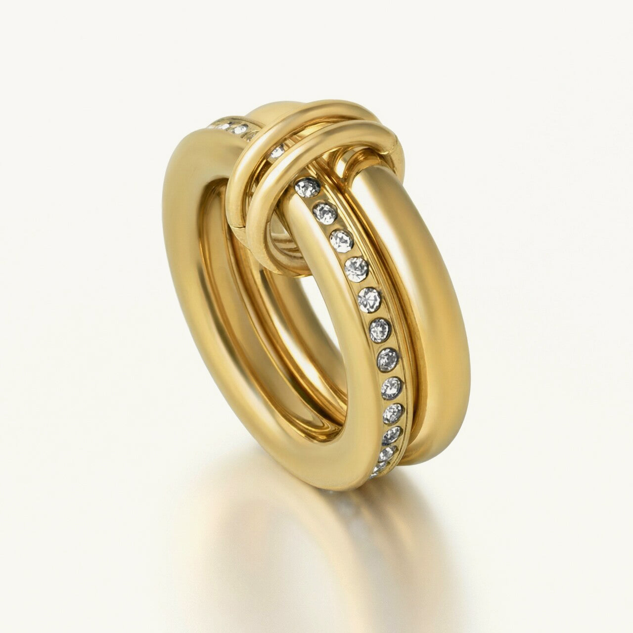 Linked Smooth Double Ring