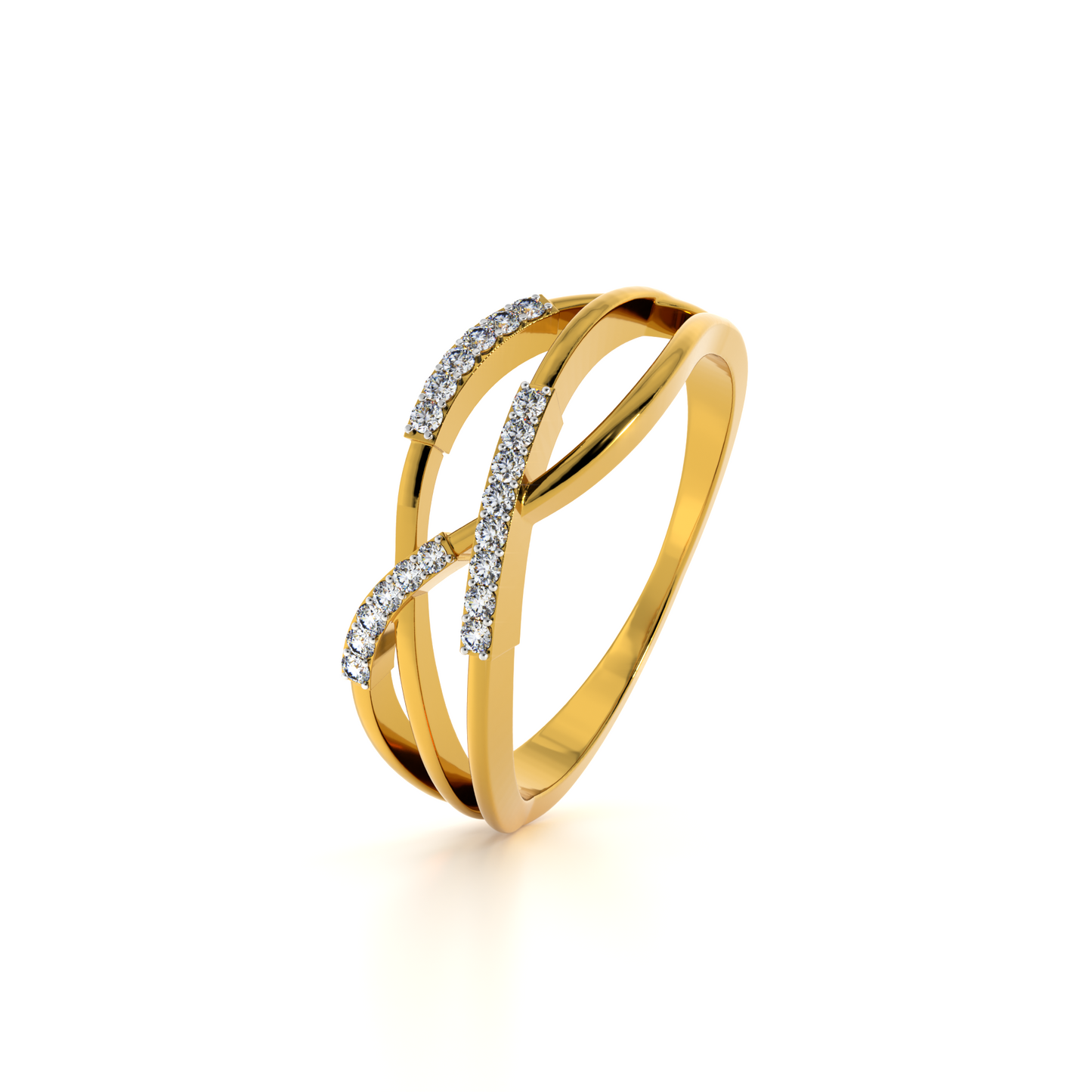Infinity Spark 9KT Gold Laboratory Grown Diamond Ring