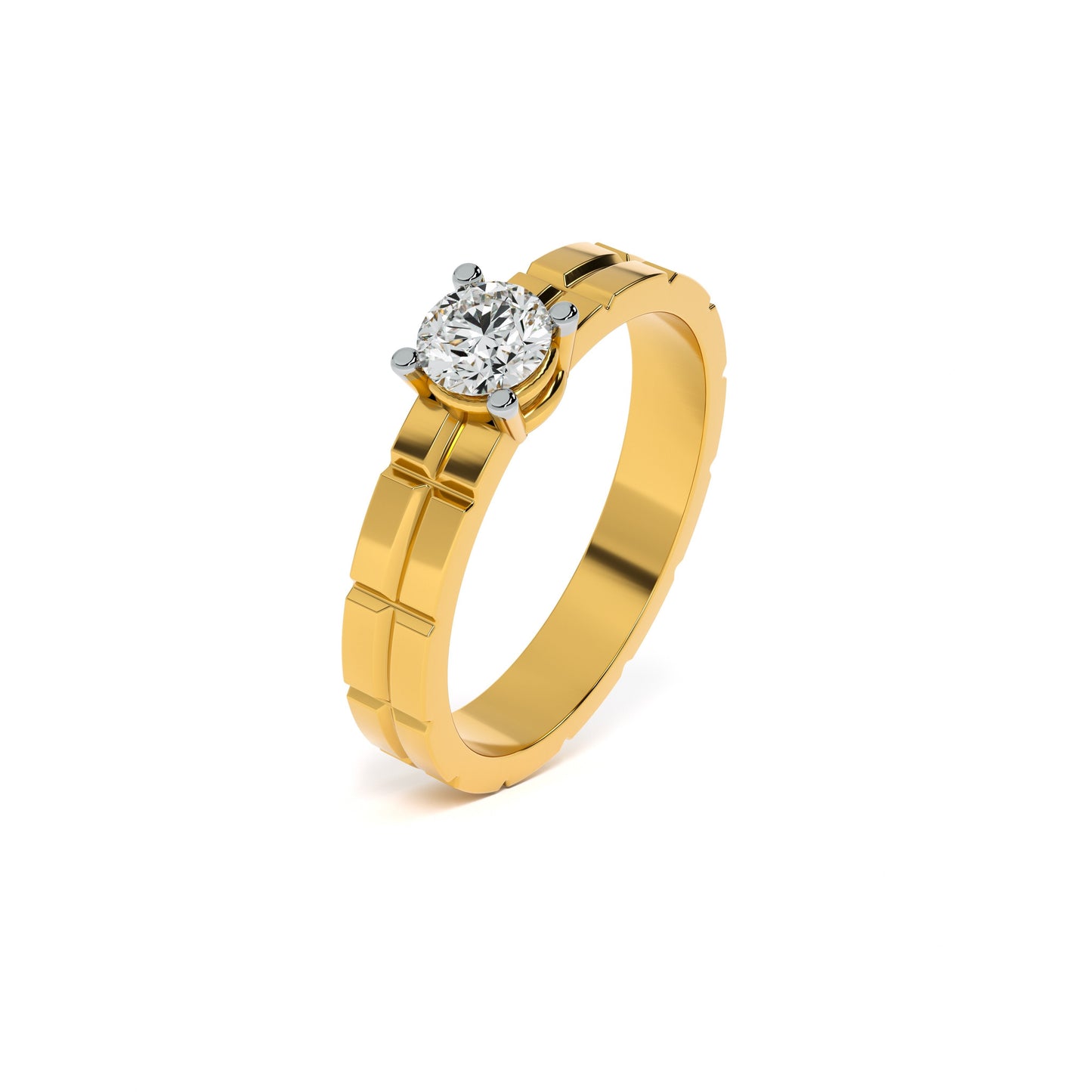 Code of Love 9KT Gold Laboratory Grown Diamond Ring
