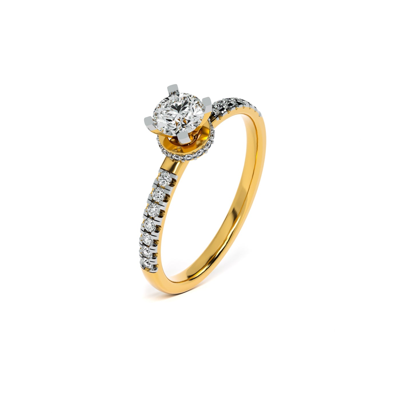 Rose Radiance 9KT Gold Laboratory Grown Diamond Ring