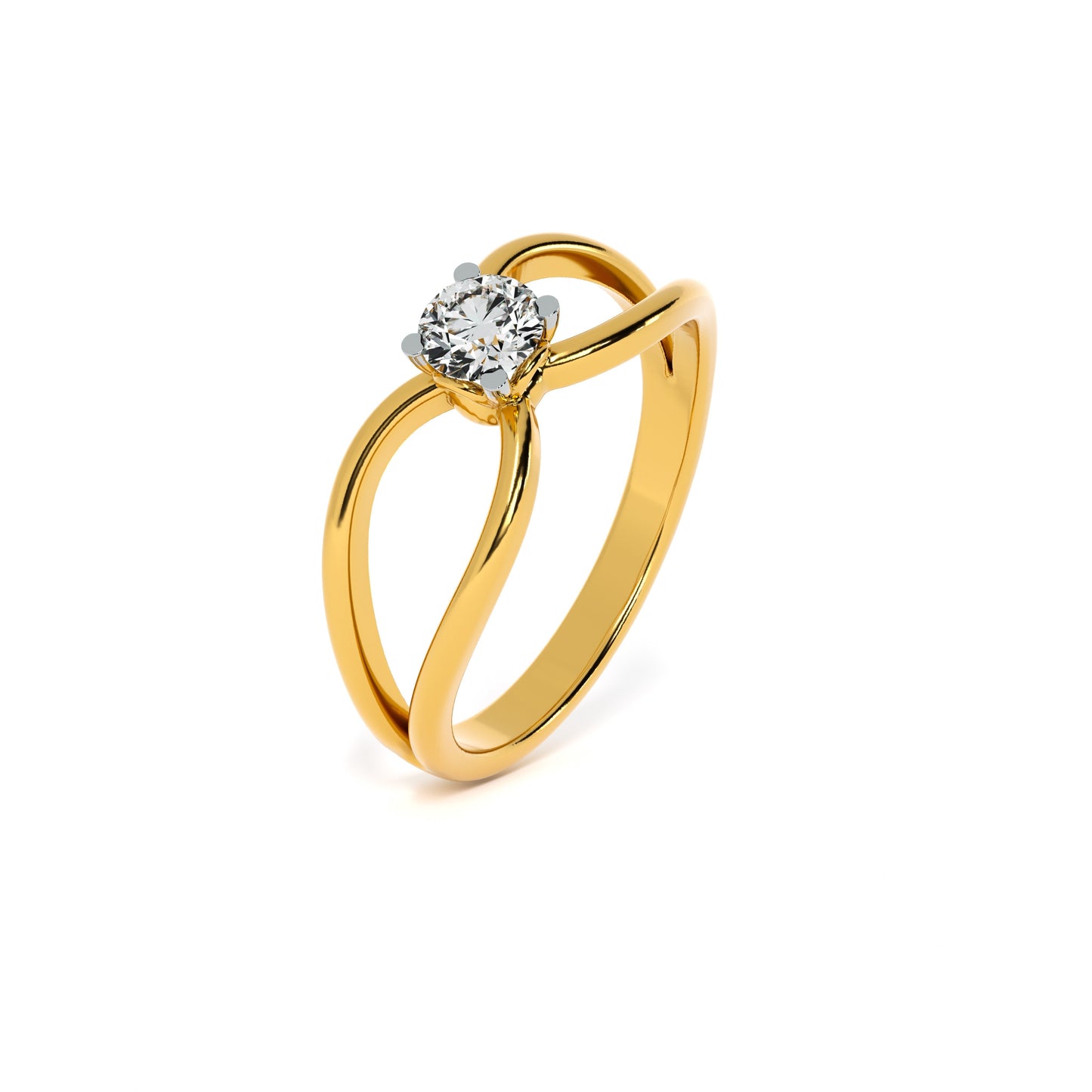 Infinity Bond 9KT Gold Laboratory Grown Diamond Ring