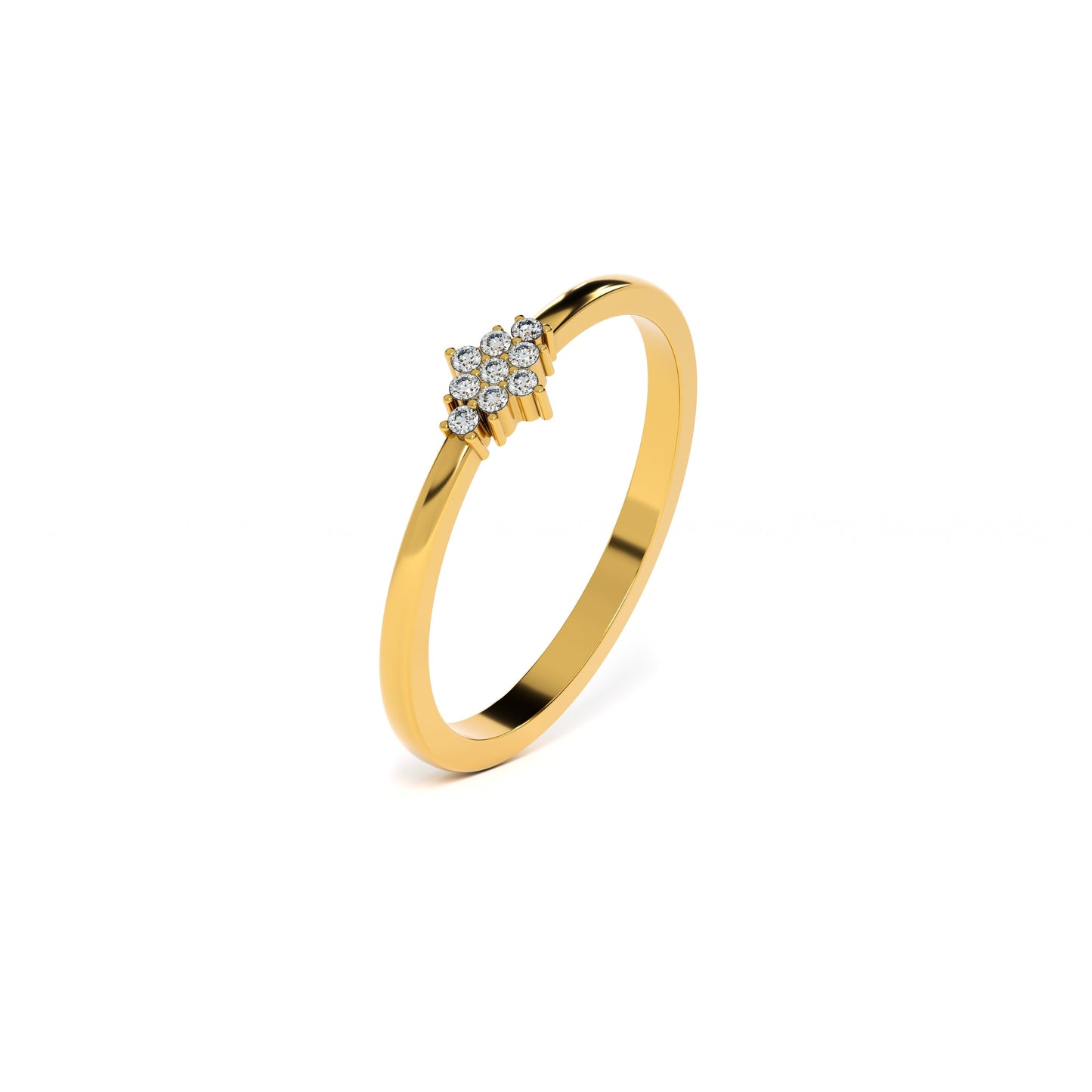 Timeless Sparkle 9KT Gold Laboratory Grown Diamond Ring