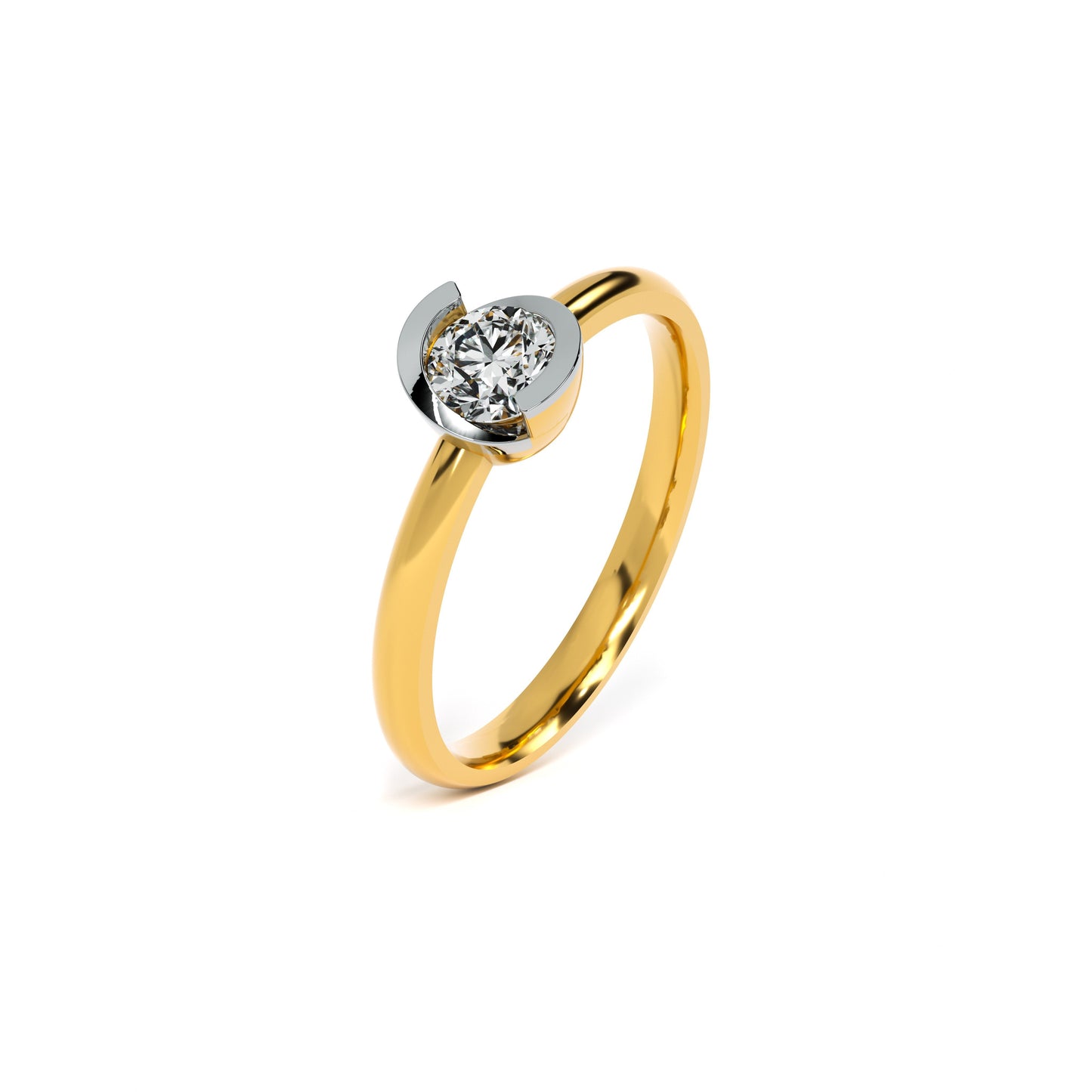 Zenith Spark 9KT Gold Laboratory Grown Diamond Ring