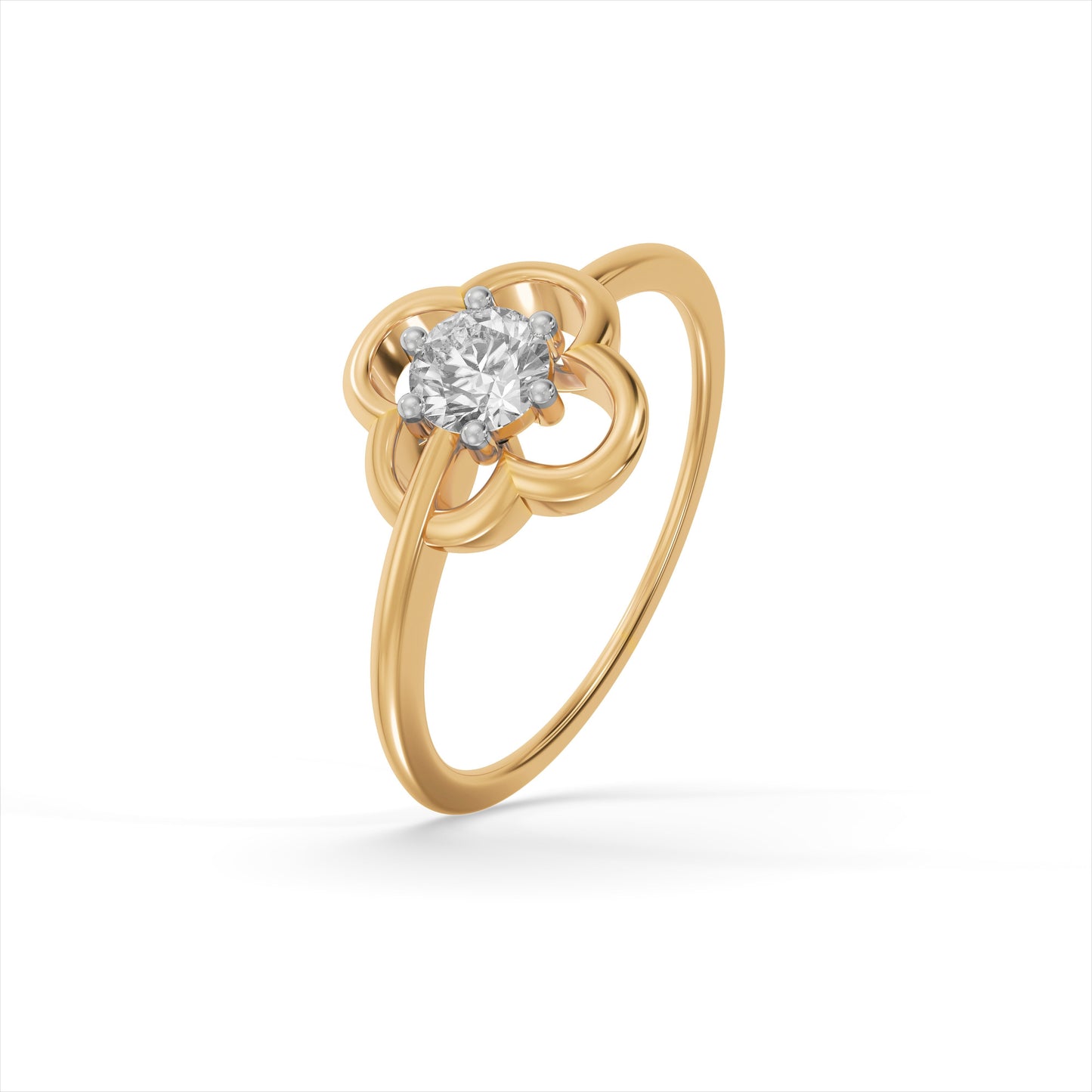 Blossom 9KT Gold Laboratory Grown Diamond Ring