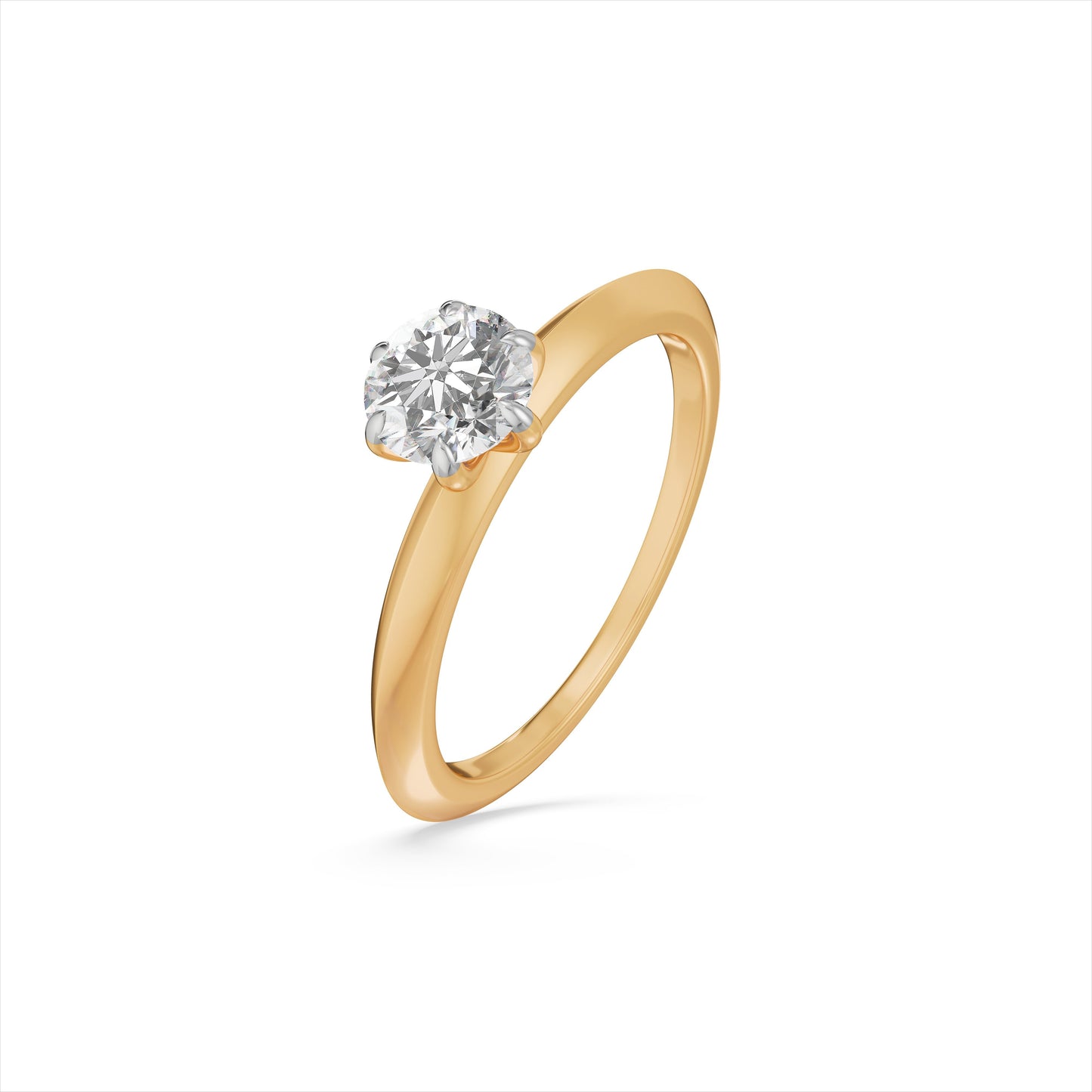 Dainty Solitaire 9KT Gold Laboratory Grown Diamond Ring