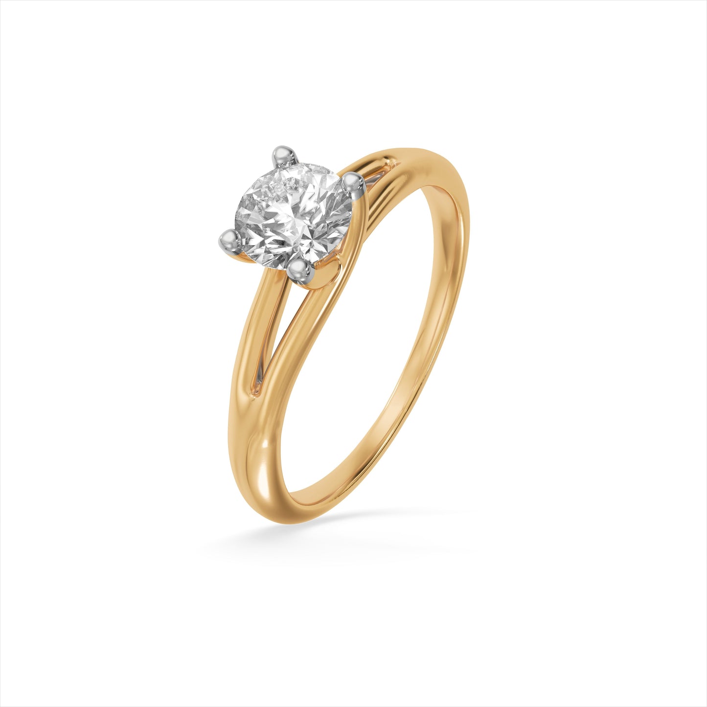 Starlit Solitaire 9KT Gold Laboratory Grown Diamond Ring