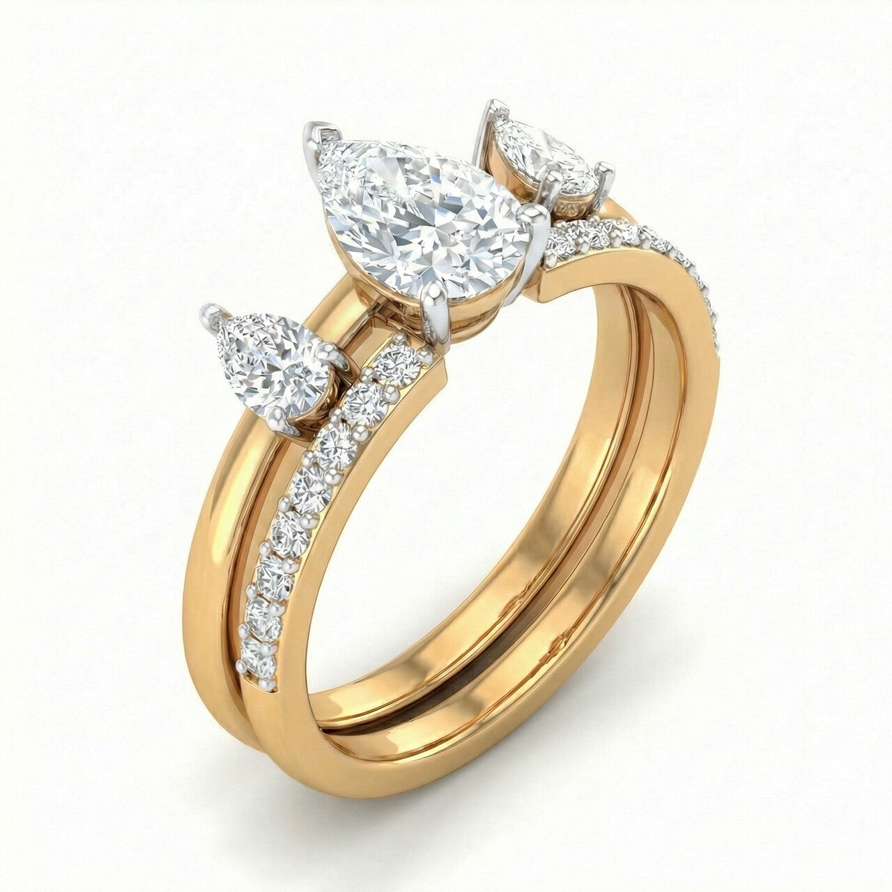 Forever Crowned 9KT Gold Laboratory Grown Diamond Ring