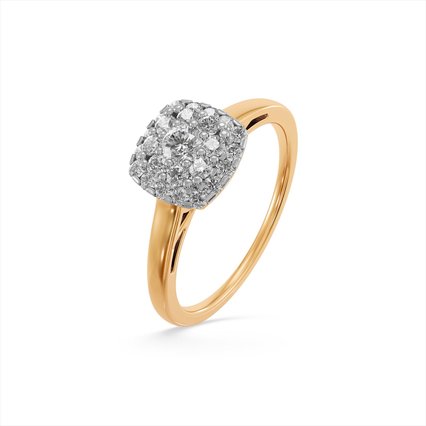 The Imperial Spark Cluster 9KT Laboratory Grown Diamond Promise Ring