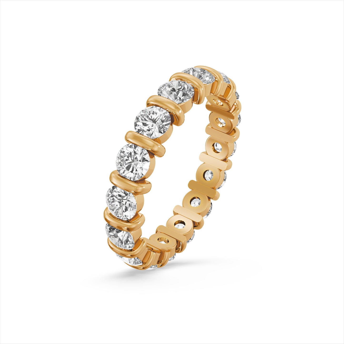 The Halo Stack 9KT Laboratory Grown Diamond Promise Ring