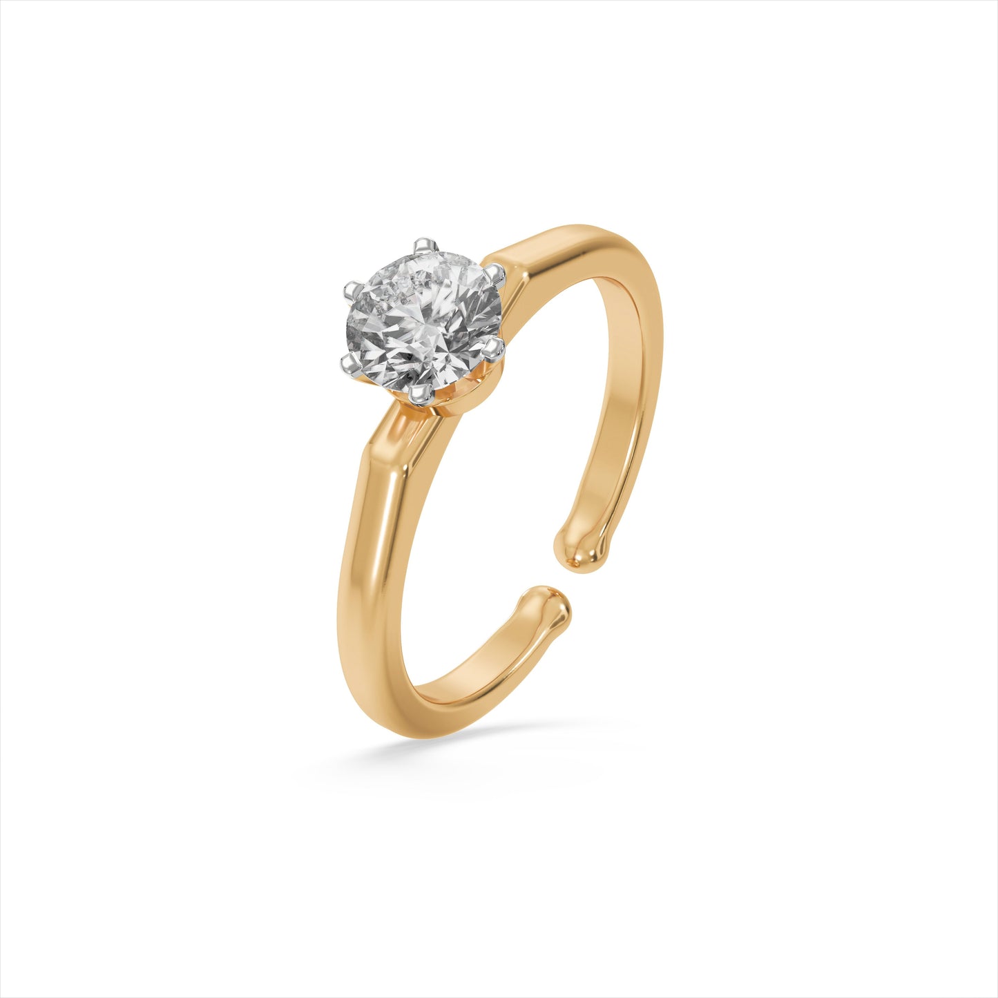 The Signature Set Solitaire 9KT Laboratory Grown Diamond Promise Ring