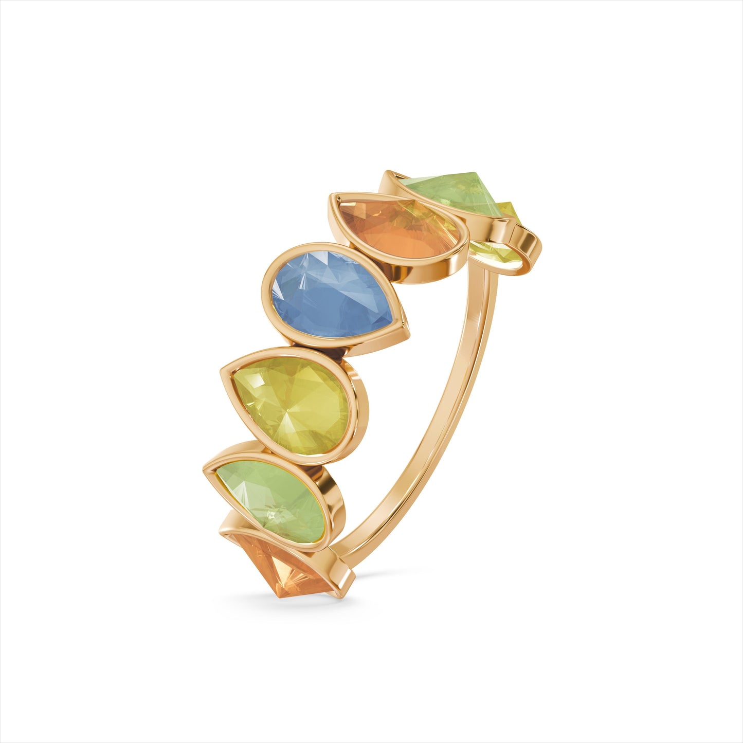 Luxe Sapphire 9KT Gold Ring