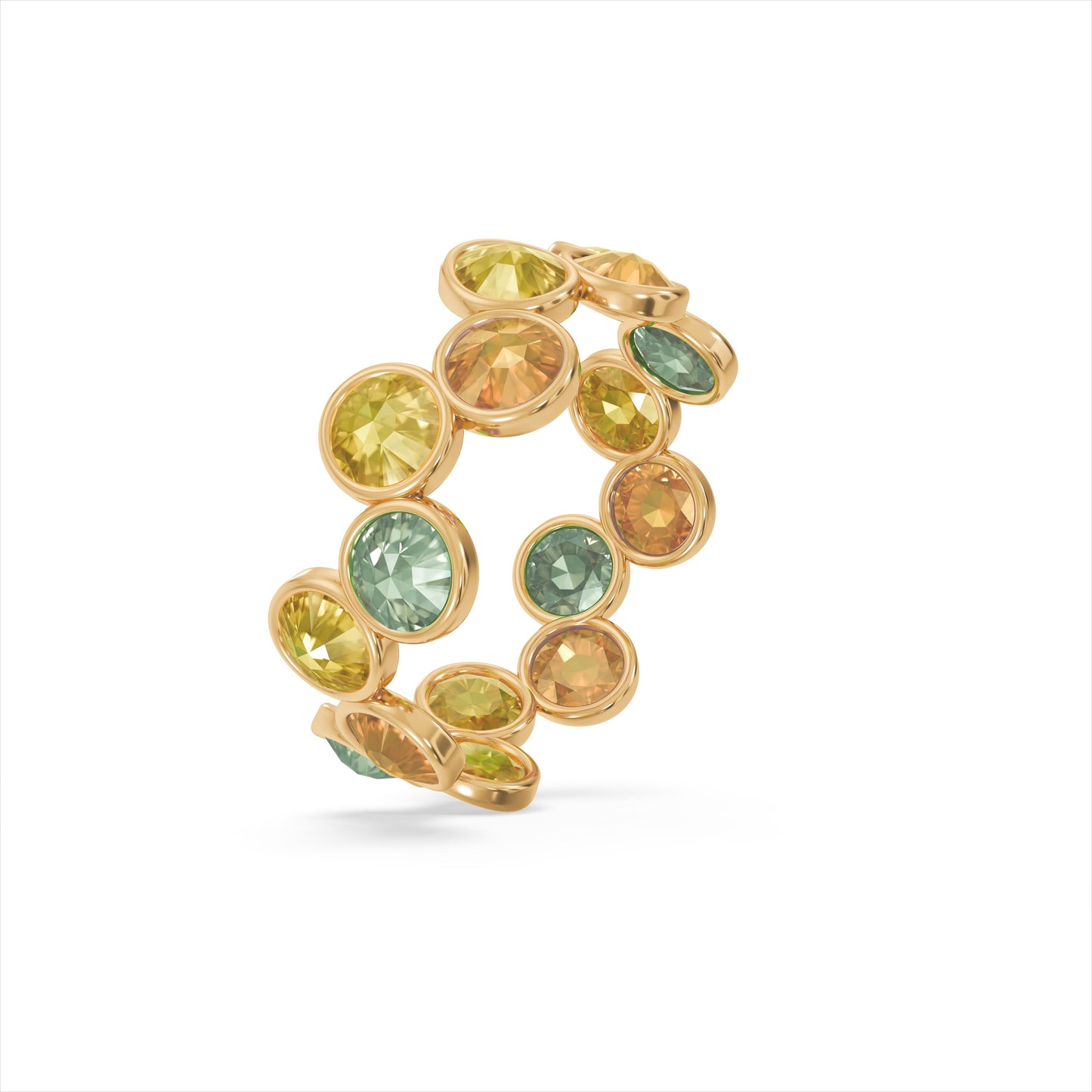 Sapphire Heaven 9KT Gold Ring