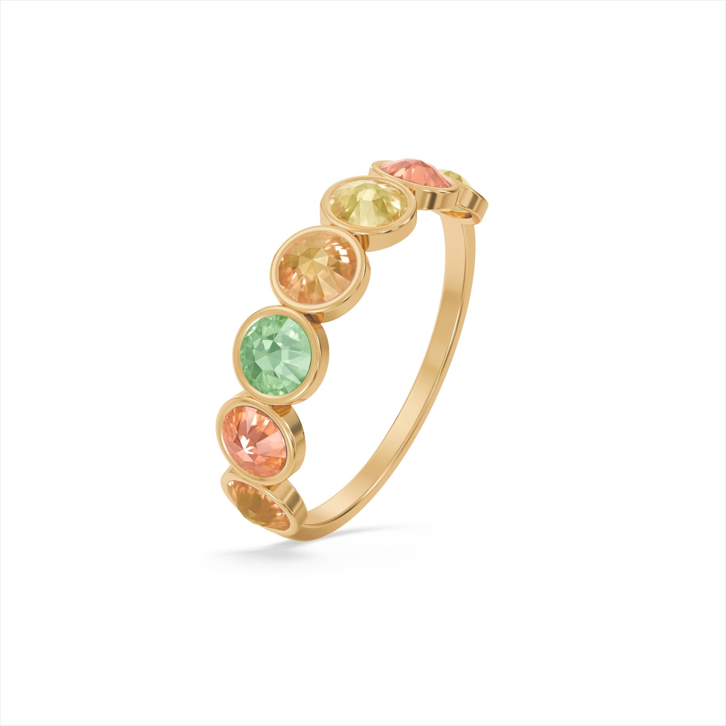 Prismatic Sapphire 9KT Gold Ring