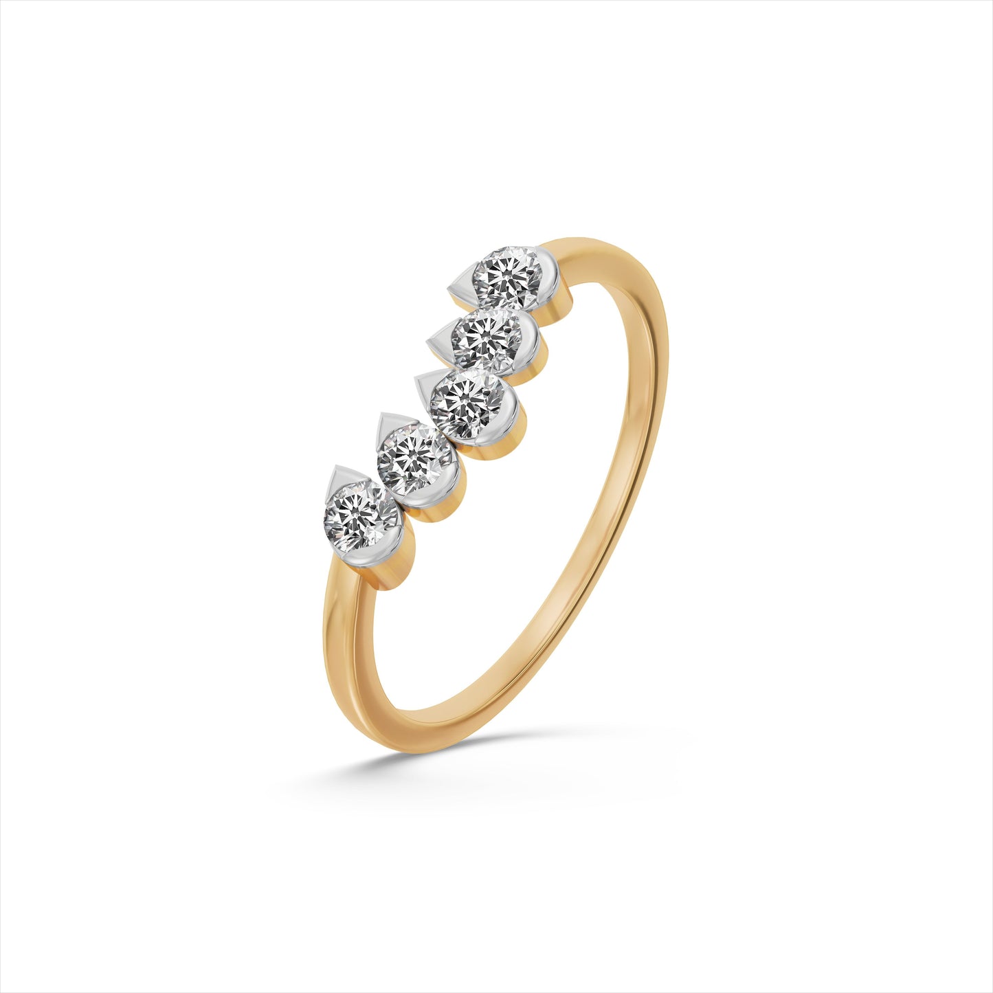 Subtle Spark 9KT Gold Laboratory Grown Diamond Ring