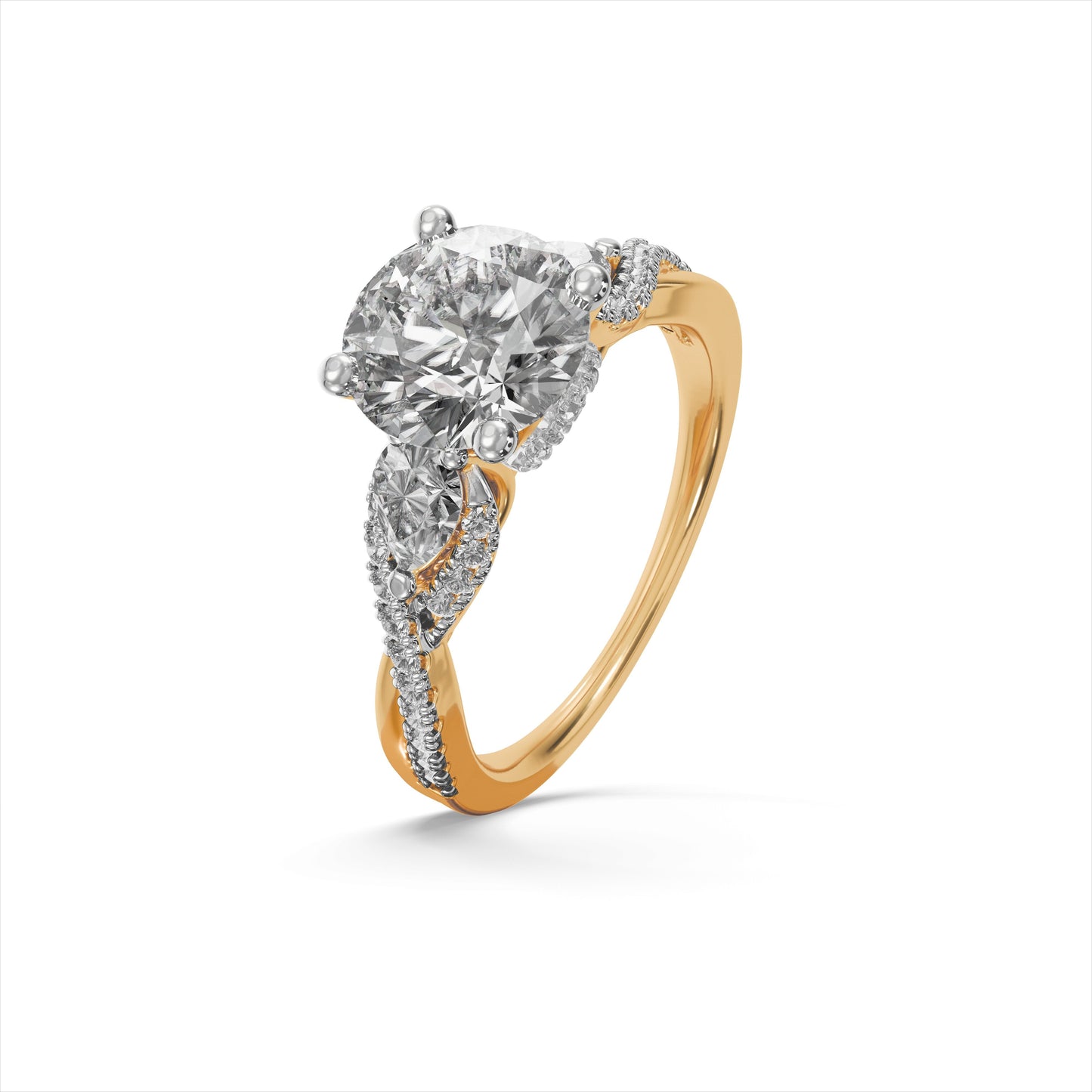 Falling in Love 9KT Gold Laboratory Grown Diamond Ring