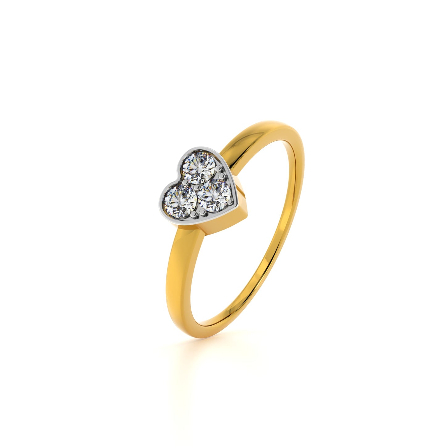 Sweetheart Glint 9KT Gold Laboratory Grown Diamond Ring
