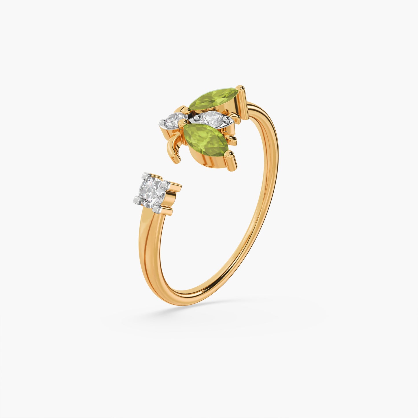 925 Sterling Silver Fruitfly Nectar Orbit Ring