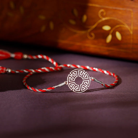 Silver Classic Mandala Rakhi