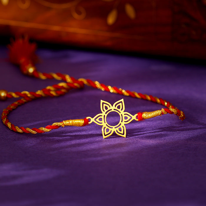 Golden Sacred Rakhi