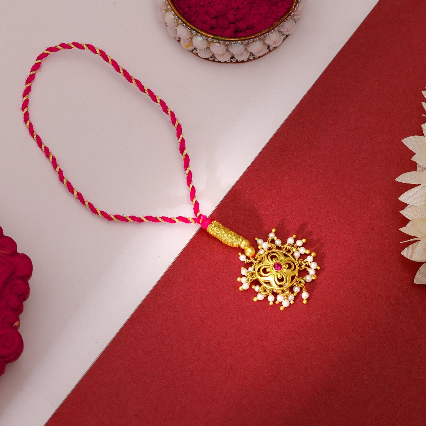 Golden Royal Lumba Rakhi
