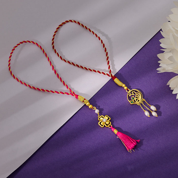 The Blingtastic Lumba Rakhi Set of 2