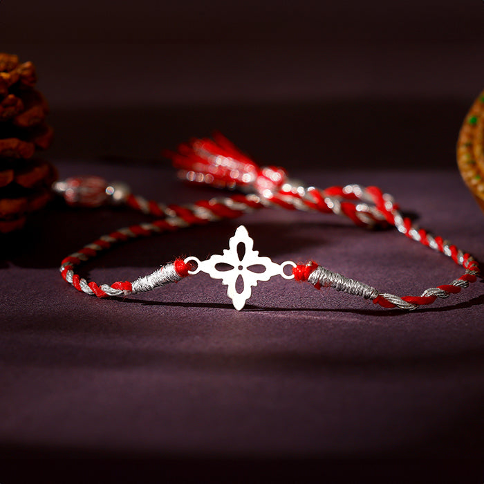 Silver Regalia Rakhi