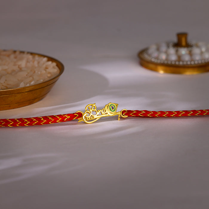 Golden Shree Kanhaiya Bro Rakhi