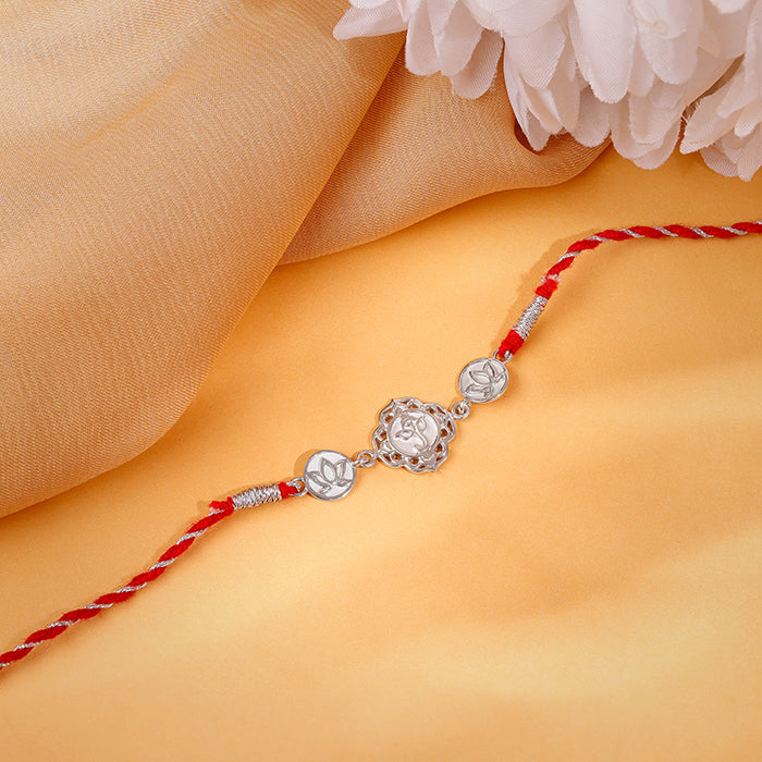 Silver Padma Vinayak Rakhi