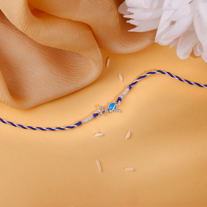 Silver Bro Star World Kids Rakhi