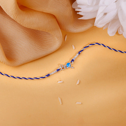 Silver Bro Star World Kids Rakhi