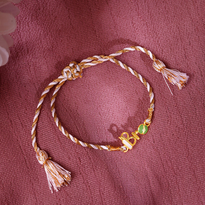 Golden Cricketer Bro Kids Rakhi