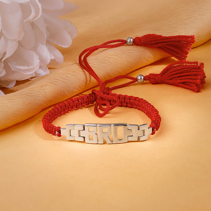Silver Cool Bro Rakhi