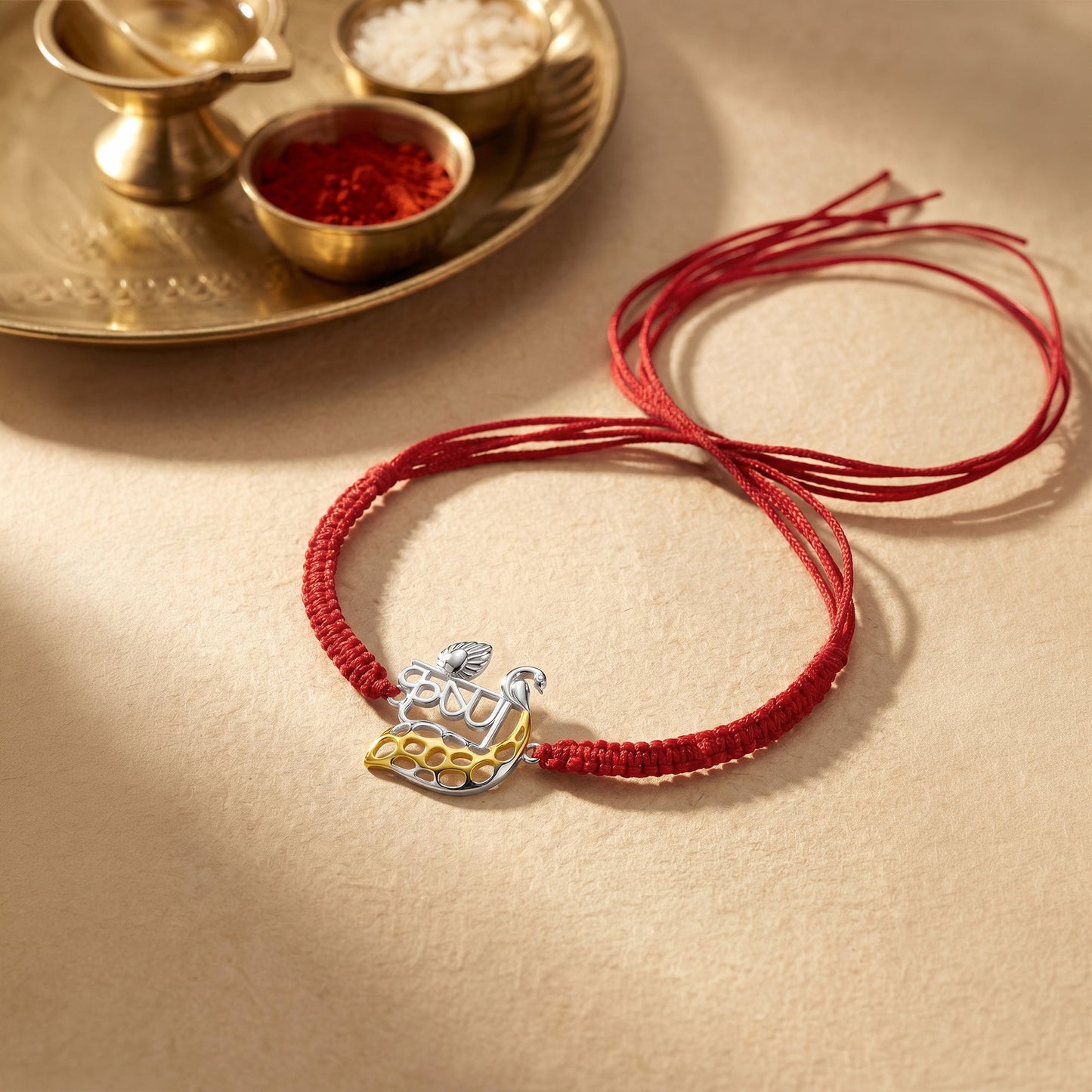 Dual Tone Krishna Rakhi