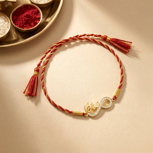 Golden Infinity Brother Rakhi