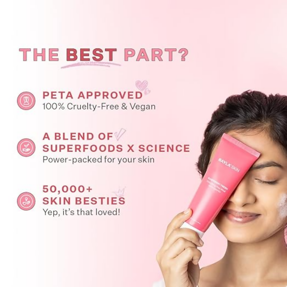 Bayla Skin Raspberry Face Wash