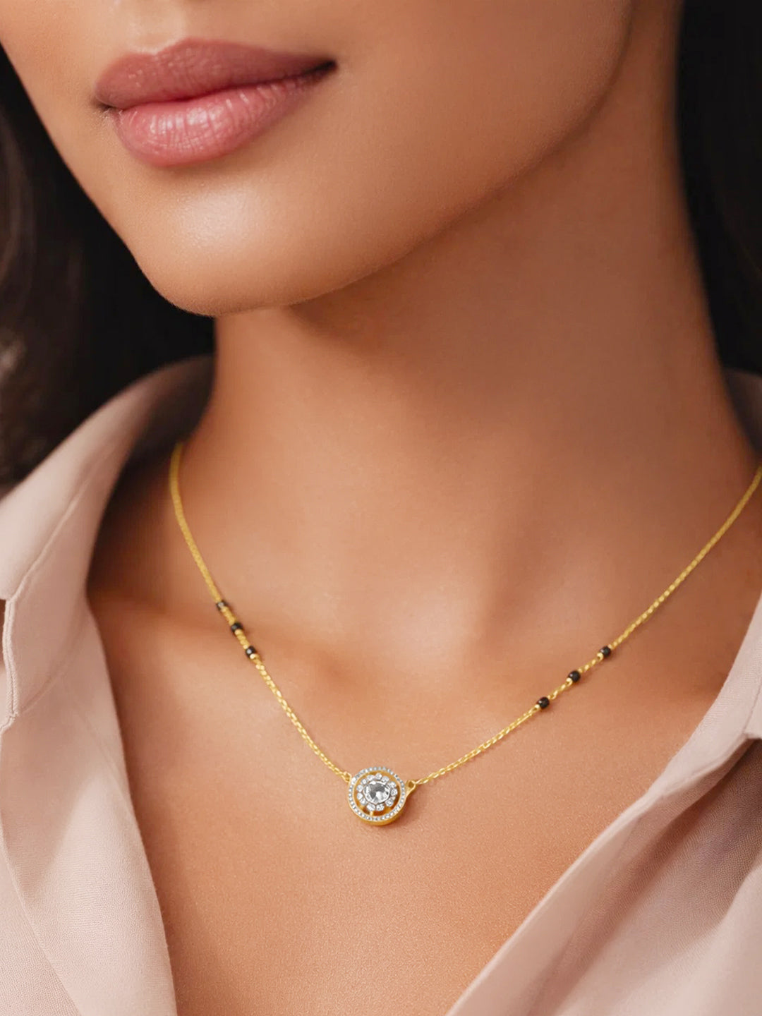 925 Fine Silver Celestial Charm Mangalsutra