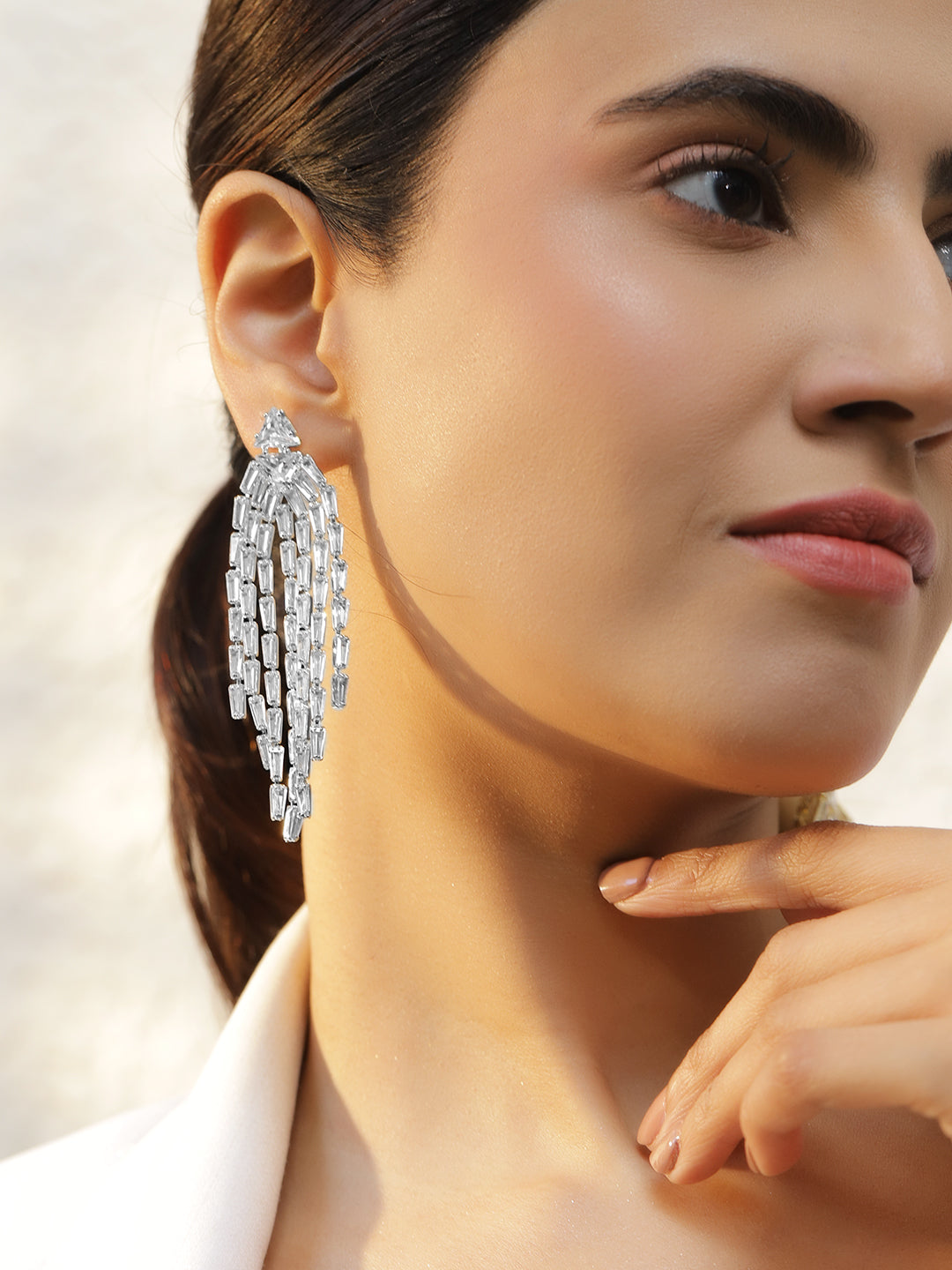 Waterfall Crystal Earrings