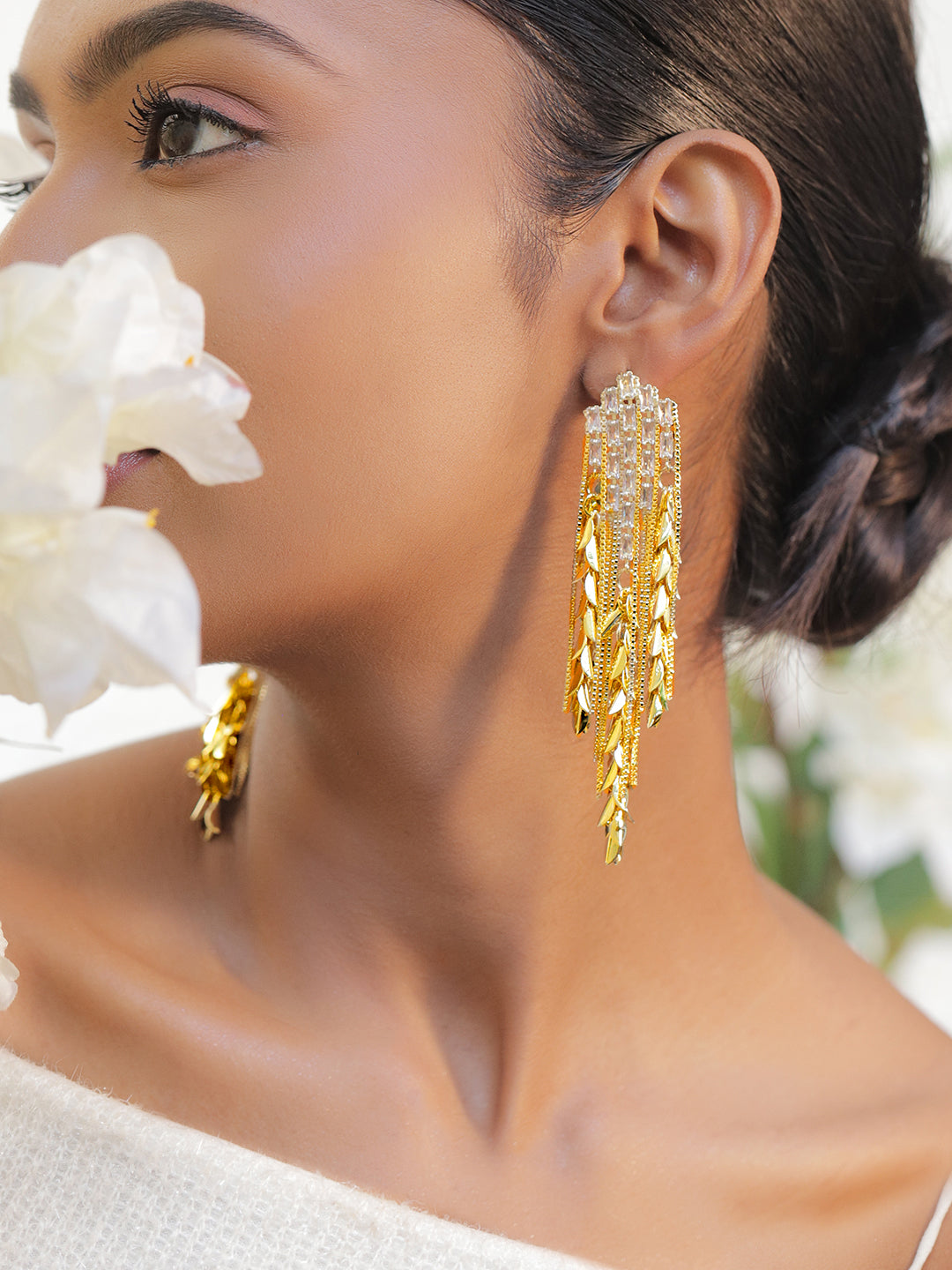 Runway Radiance American Diamond Zirconia Statmenent Earrings